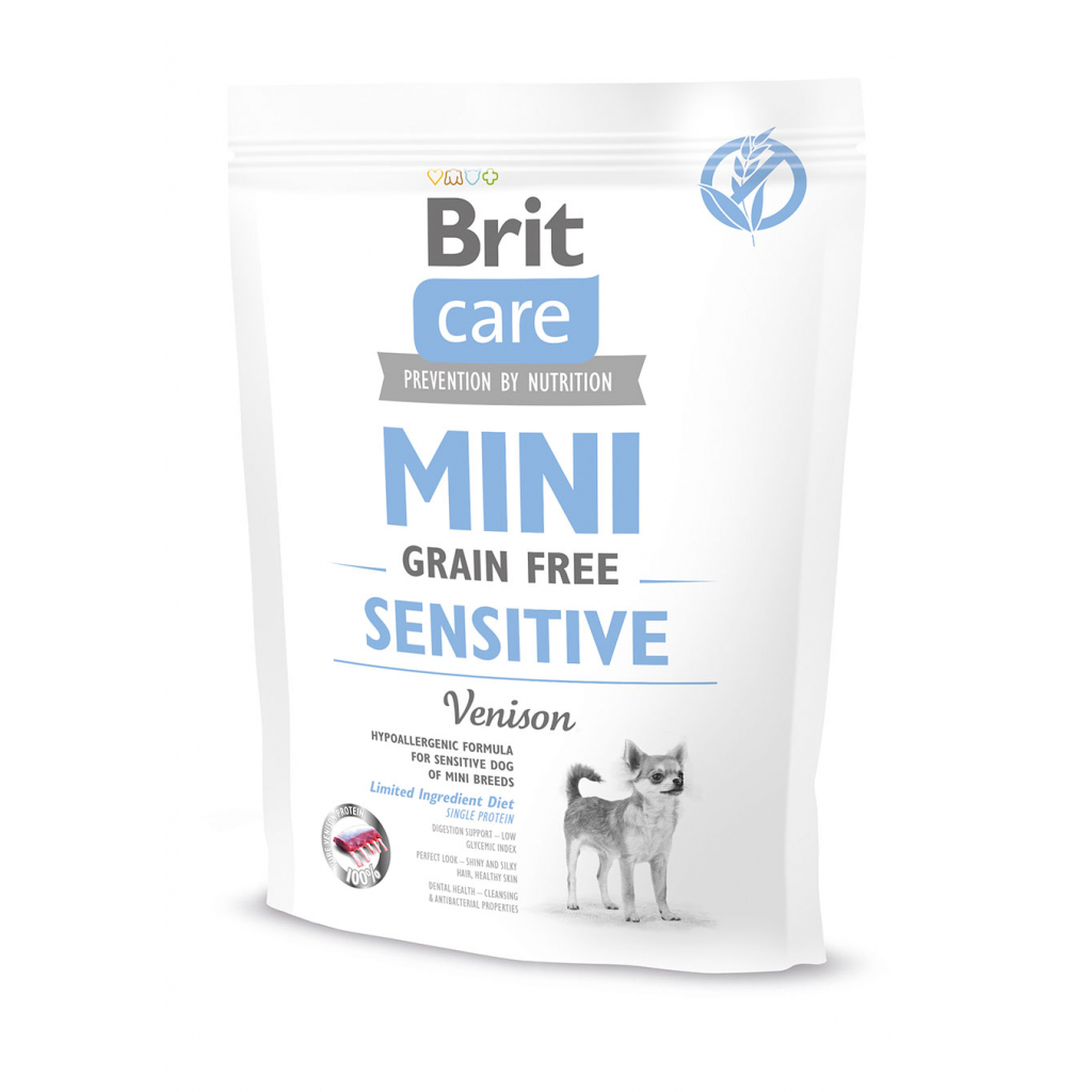Сухий корм для собак Brit Care GF Mini Sensitive 400 г (8595602520176) - фото 1