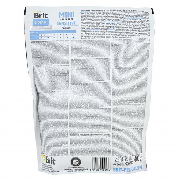 Сухий корм для собак Brit Care GF Mini Sensitive 400 г (8595602520176) - фото 2
