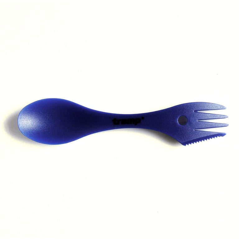 Ложка-виделка туристична Tramp пластик Blue (UTRC-069-blue) - фото 1