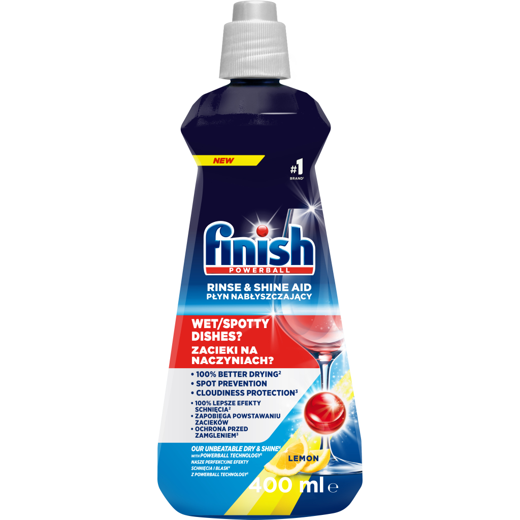 Ополіскувач для посудомийних машин Finish Rinse 0% 400 мл (4640018995347/5908252000357) - фото 1