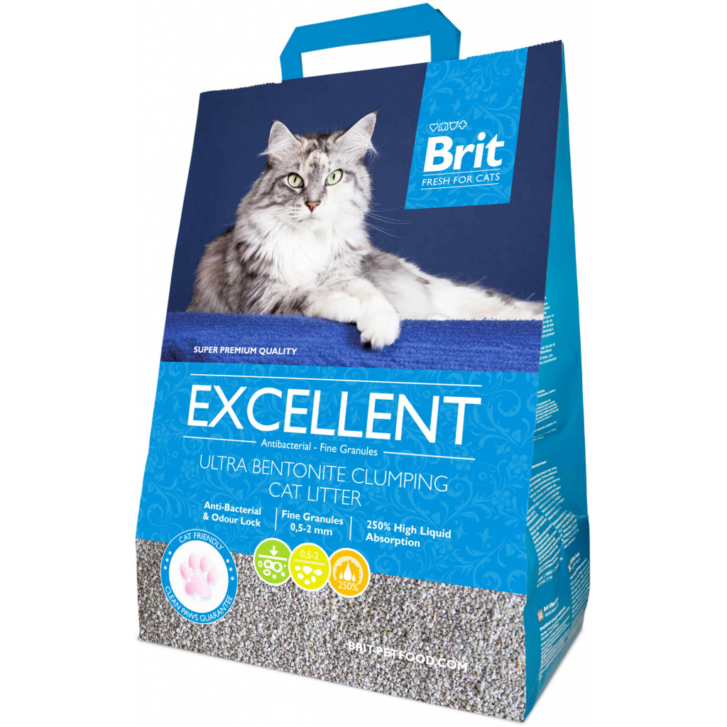 Наповнювач для туалету Brit Excellent 10 кг (8595602505845) Наповнювач для туалету Brit Excellent 10 кг (8595602505845)