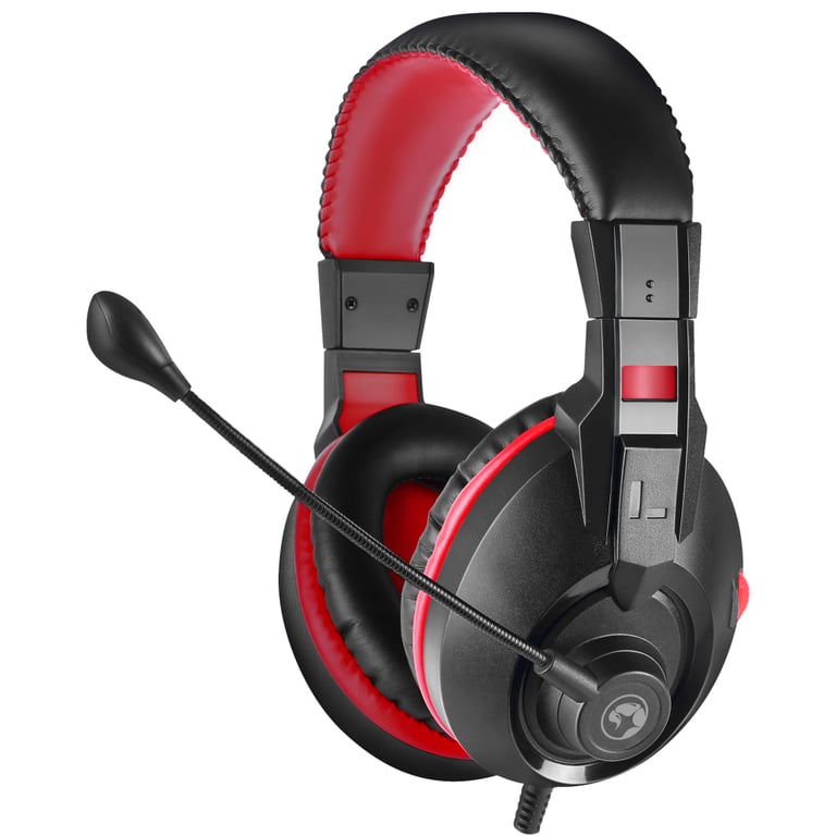 Навушники Marvo H8321S Black-Red (H8321S) - фото 2