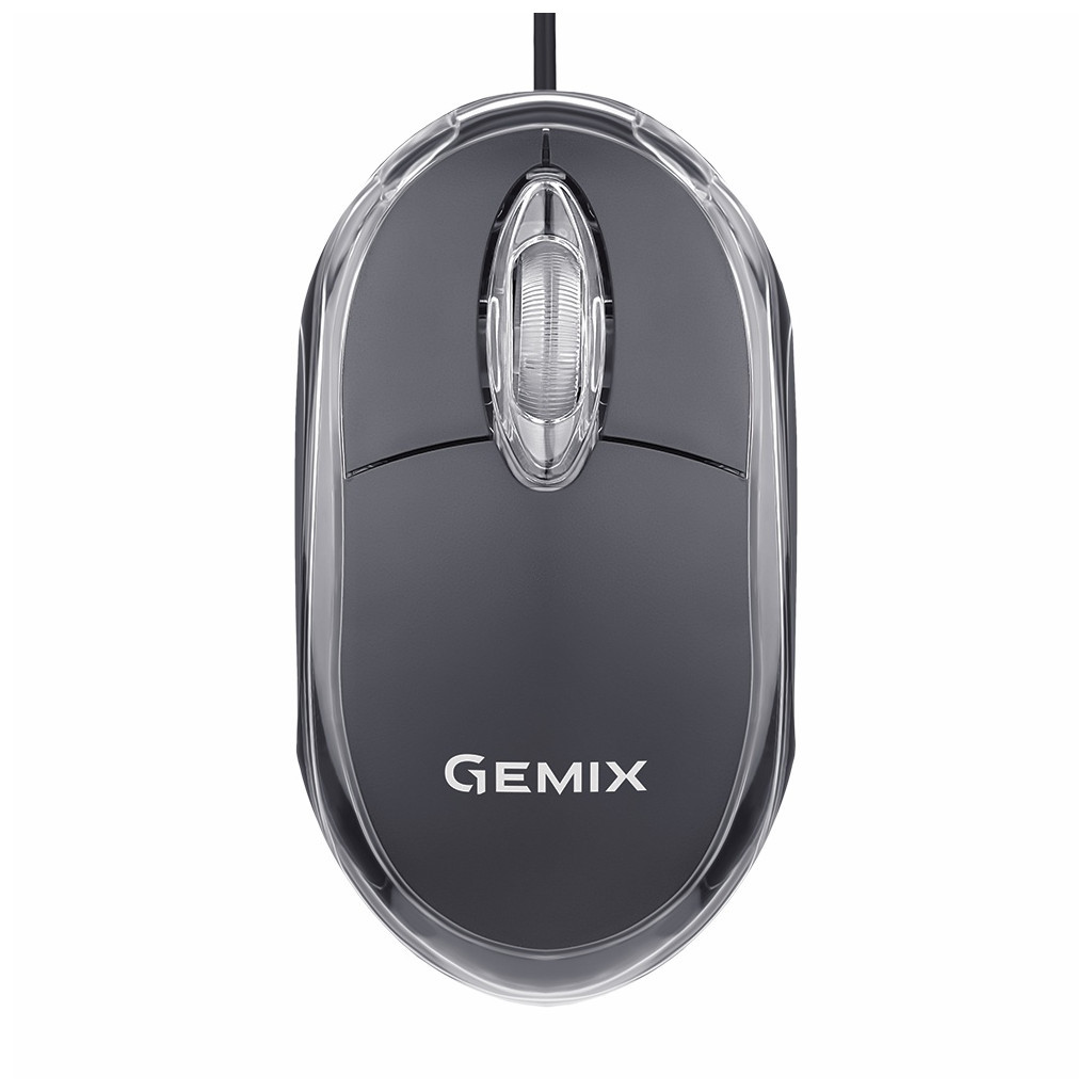 Мишка Gemix GM105 USB black (GM105Bk) - фото 1