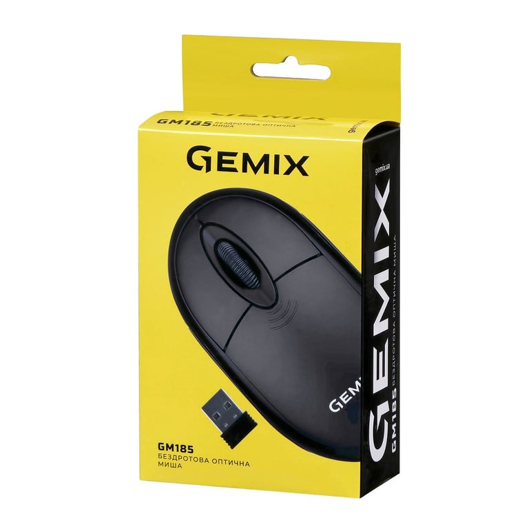Мишка Gemix GM185 Wireless Black (GM185Bk) - фото 7