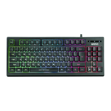 Клавіатура Marvo K607 3 colors-LED USB (K607) - фото 1
