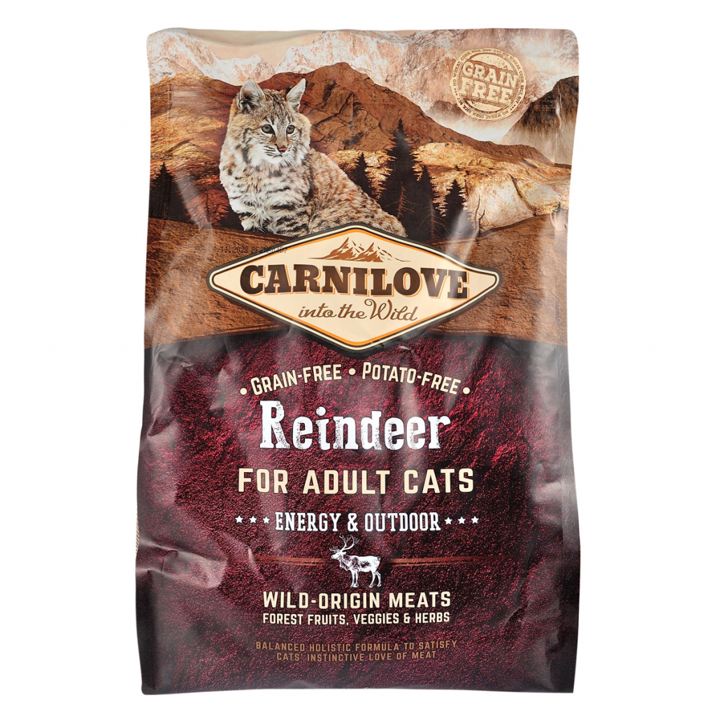 Сухий корм для кішок Carnilove Cat Energy and Outdoor 2 кг (8595602512256) Сухий корм для кішок Carnilove Cat Energy and Outdoor 2 кг (8595602512256)