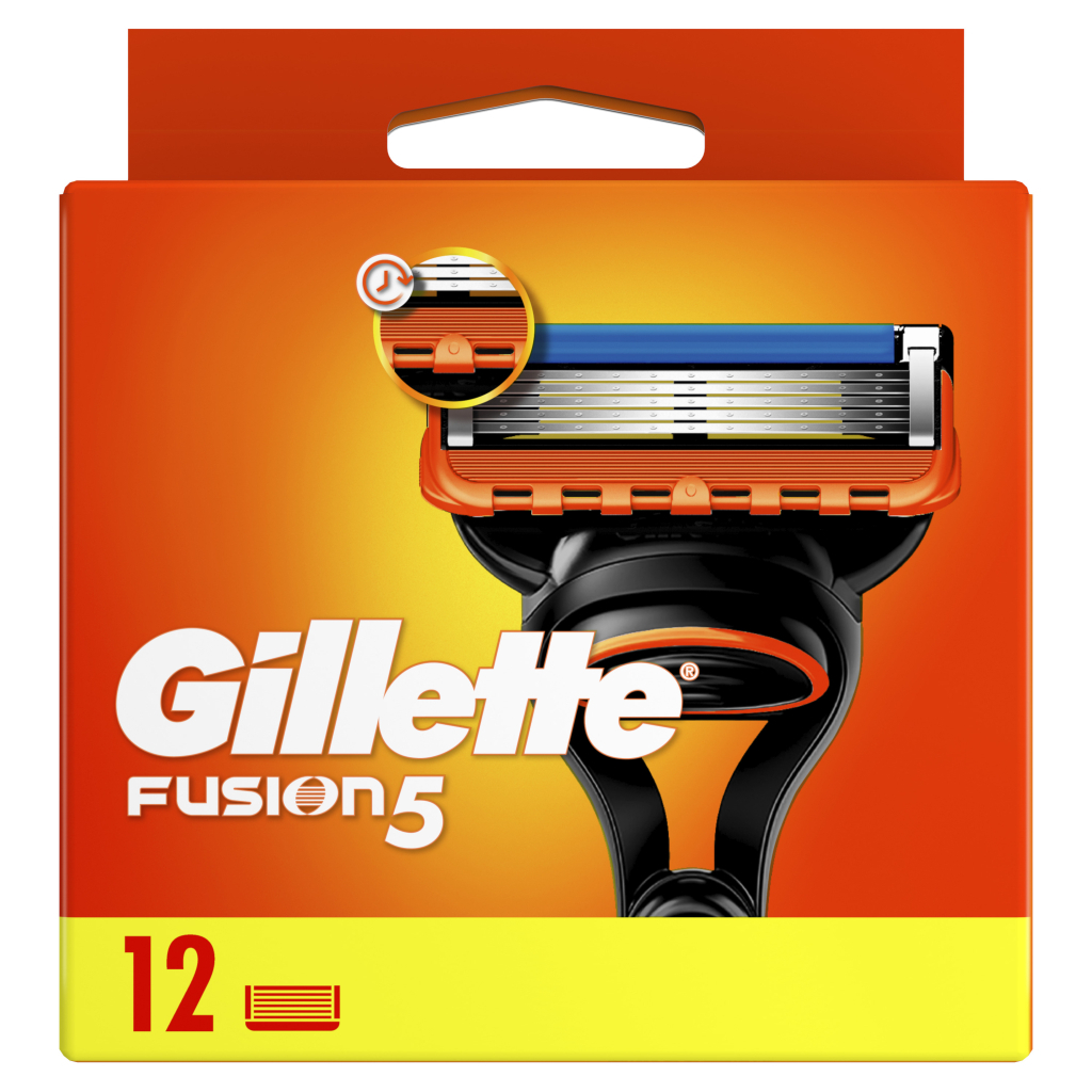 Змінні касети Gillette Fusion5 12 шт. (7702018441075) - фото 2 Змінні касети Gillette Fusion5 12 шт. (7702018441075) - фото 2