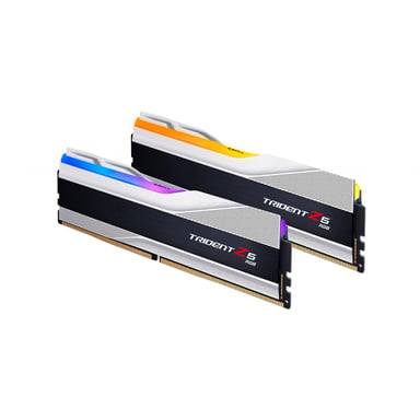 Модуль пам%27яті для комп%27ютера DDR5 32GB (2x16GB) 6000 MHz Trident Z5 RGB Silver G.Skill (F5-6000J3636F16GX2-TZ5RS)