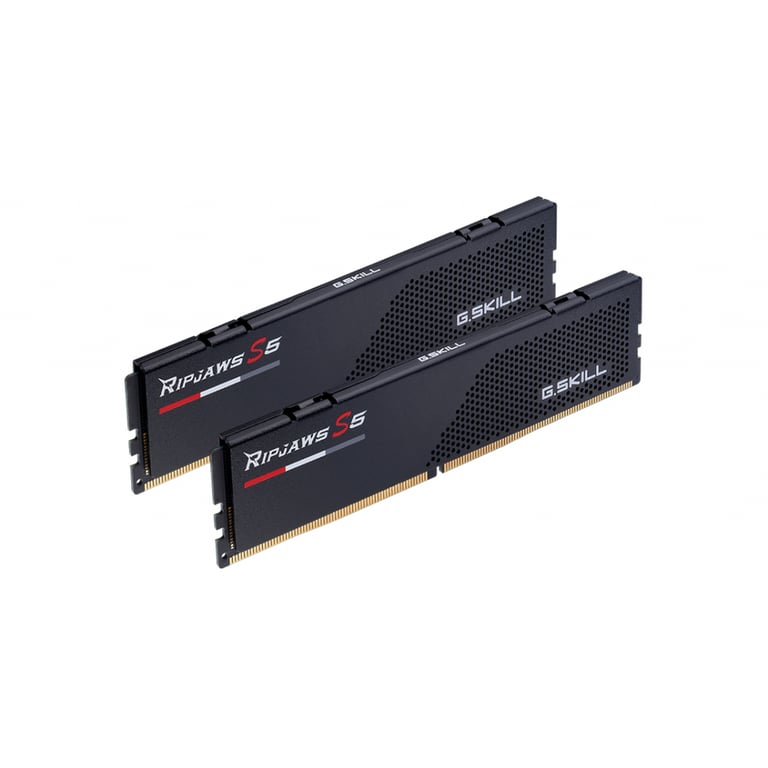 Модуль пам'яті для комп'ютера DDR5 32GB (2x16GB) 5600 MHz Ripjaws S5 Black G.Skill (F5-5600J4040C16GX2-RS5K) - фото 1