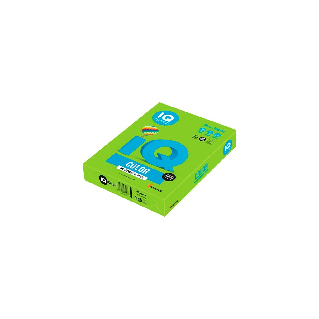 Папір Mondi IQ color А4 intensive, 80g 500sheets, Green linden (LG46/A4/80/IQ) - фото 1