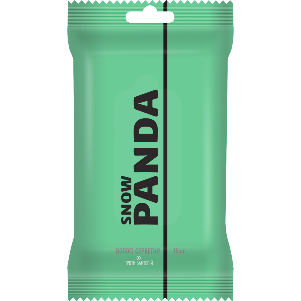 Вологі серветки Сніжна Панда Лайм з антимікробною дією 15 шт. (4823019008715) Вологі серветки Сніжна Панда Лайм з антимікробною дією 15 шт. (4823019008715)