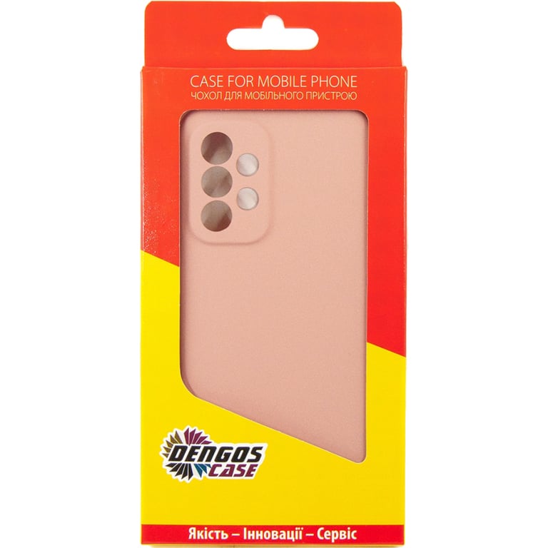 Чохол до мобільного телефона Dengos Soft для Samsung Galaxy A33 (pink) (DG-TPU-SOFT-01) - фото 5
