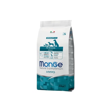 Сухий корм для собак Monge Dog All breeds Hypoallergenic з лососем і тунцем 2.5 кг (8009470011167) - фото 1