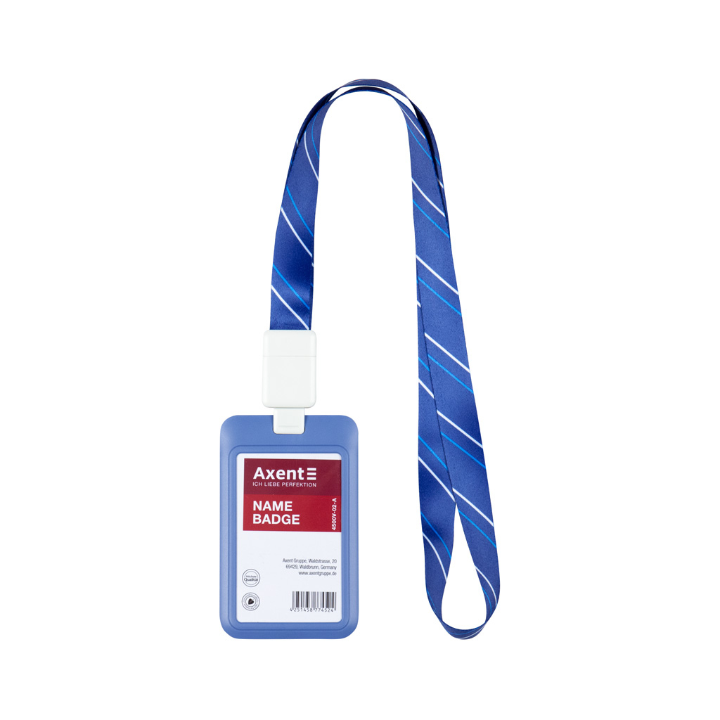 Бейдж Axent слайдер вертикальний, 54х85мм , димчастий синій (4500V-02-A) - фото 4 Бейдж Axent слайдер вертикальний, 54х85мм , димчастий синій (4500V-02-A) - фото 4
