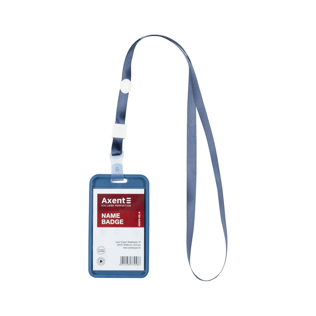 Бейдж Axent чохол SoftTouch матовий, 54х85мм ,димчасто синій (4550V-02-A) - фото 6 Бейдж Axent чохол SoftTouch матовий, 54х85мм ,димчасто синій (4550V-02-A) - фото 6