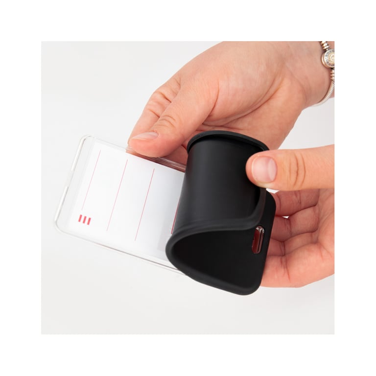 Бейдж Axent чохол SoftTouch матовий, 54х85мм ,чорний (4550V-01-A) - фото 5