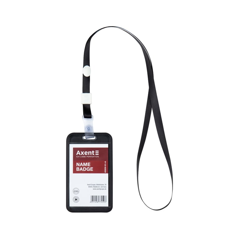 Бейдж Axent чохол SoftTouch матовий, 54х85мм ,чорний (4550V-01-A) - фото 6