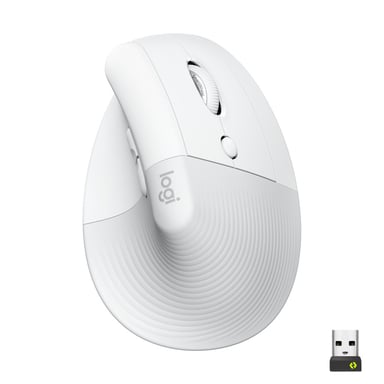 Мишка Logitech Lift Vertical Ergonomic Wireless/Bluetooth White (910-006475) - фото 1