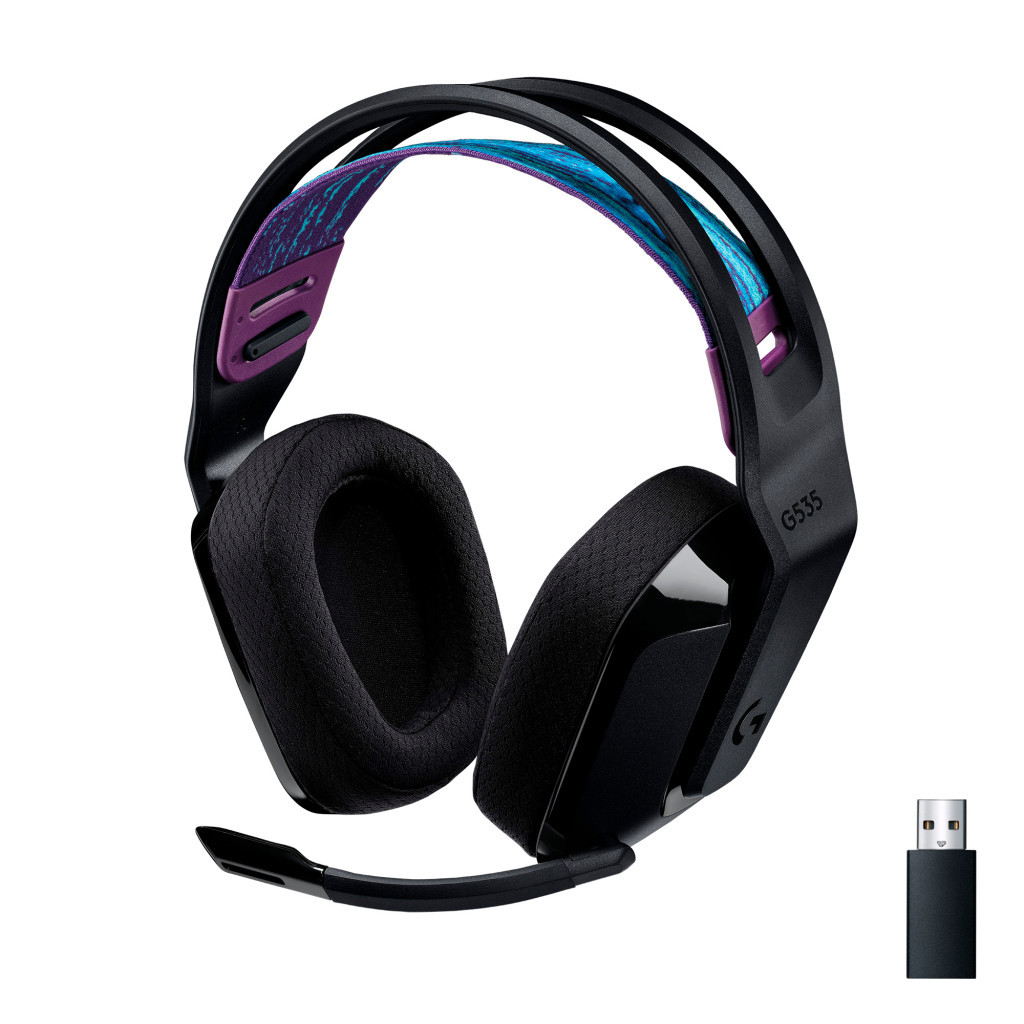 Навушники Logitech G535 Lightspeed Wireless Gaming Headset Black (981-000972) - фото 1