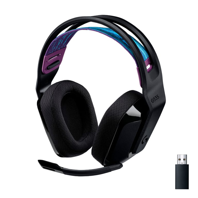 Навушники Logitech G535 Lightspeed Wireless Gaming Headset Black (981-000972) — фото 1