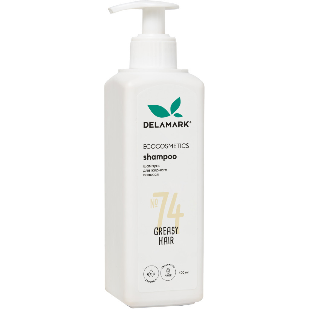 Шампунь DeLaMark для жирного волосся 400 мл (4820152331205) - фото 1