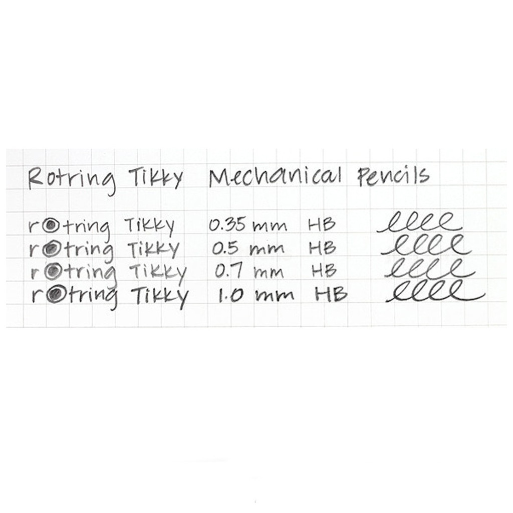 Олівець механічний Rotring Drawing TIKKY Black PCL 0,5 (R1904700) - фото 5 Олівець механічний Rotring Drawing TIKKY Black PCL 0,5 (R1904700) - фото 5