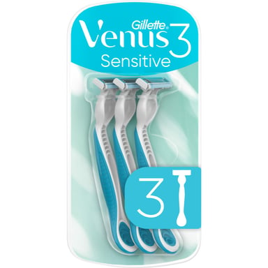 Бритва Gillette Venus 3 Sensitive 3 шт. (7702018487028) - фото 1