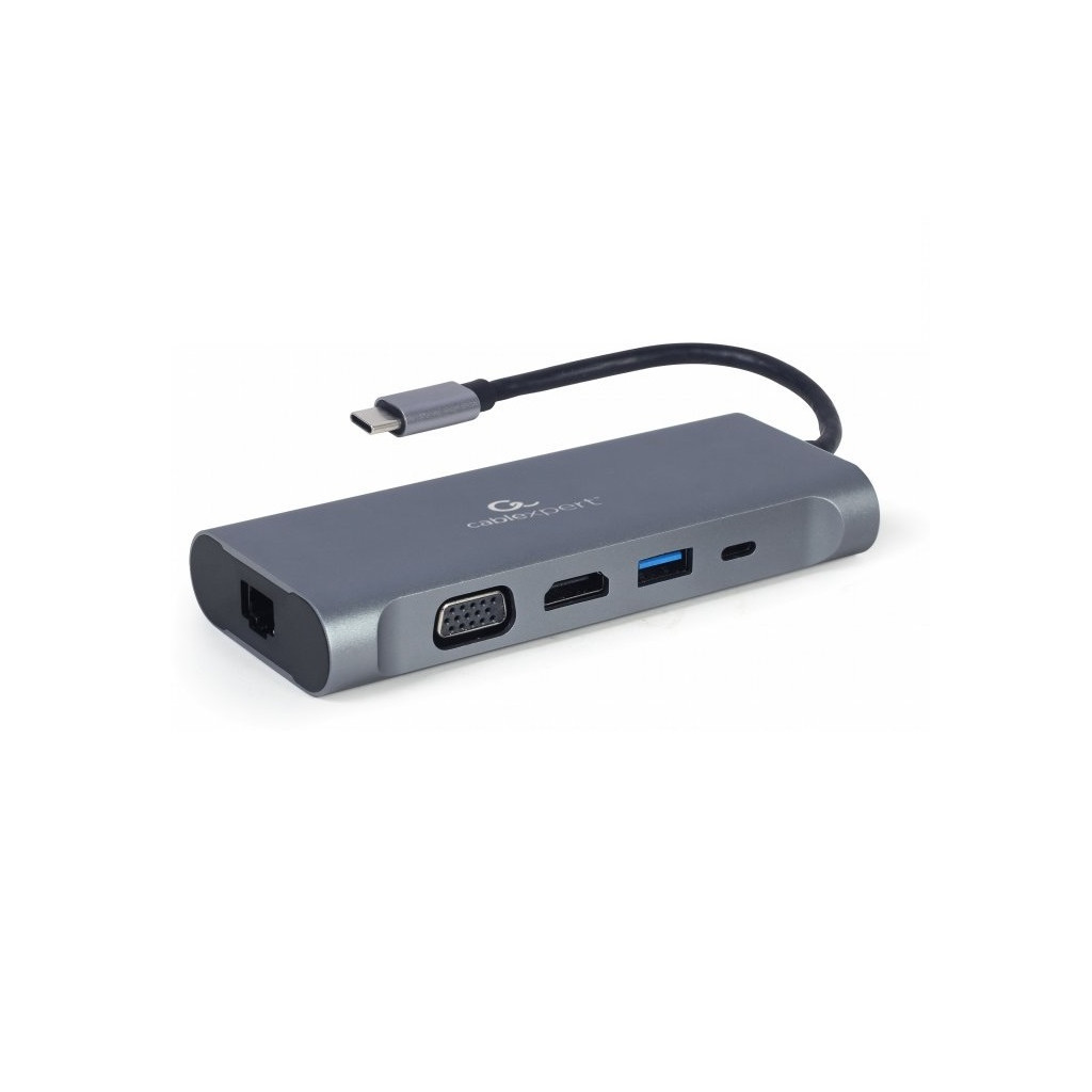 Концентратор Cablexpert USB-C 7-in-1 (A-CM-COMBO7-01) - фото 2 Концентратор Cablexpert USB-C 7-in-1 (A-CM-COMBO7-01) - фото 2
