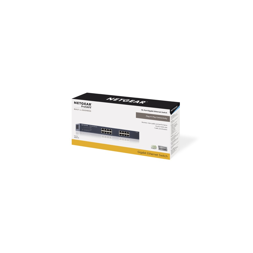 Комутатор мережевий Netgear JGS516-200EUS - фото 5 Комутатор мережевий Netgear JGS516-200EUS - фото 5