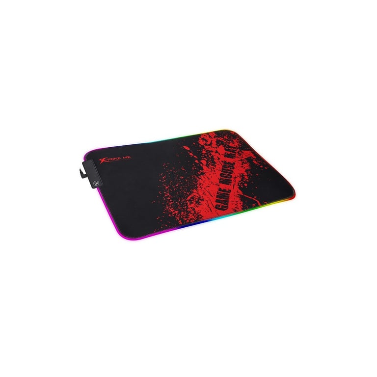 Килимок для мишки Xtrike ME MP-602 RGB lighting Black/Red (MP-602) - фото 2