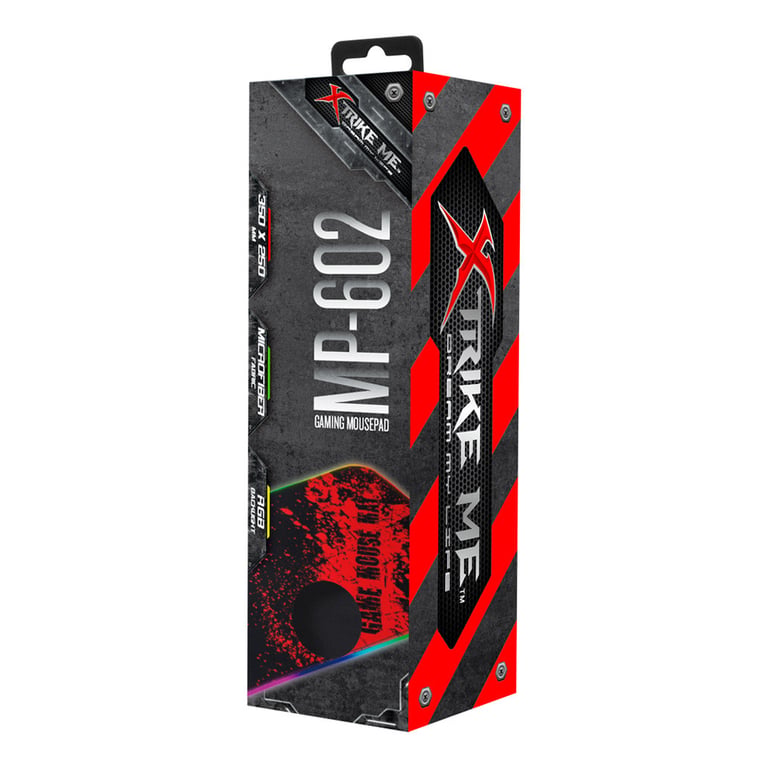Килимок для мишки Xtrike ME MP-602 RGB lighting Black/Red (MP-602) - фото 4