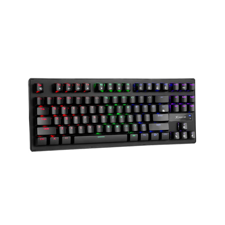 Клавіатура Xtrike ME GK-979 5 colors-LED Mechanical Red Switch USB Black (GK-979) - фото 2