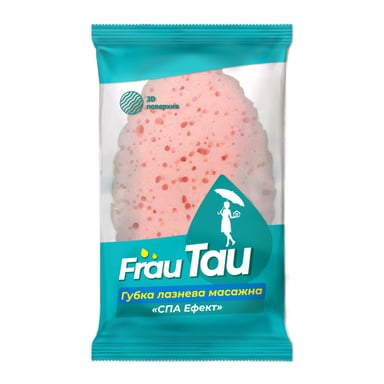 Губка для купання Frau Tau масажна Спа-ефект 1 шт. (4820195507858) - фото 1