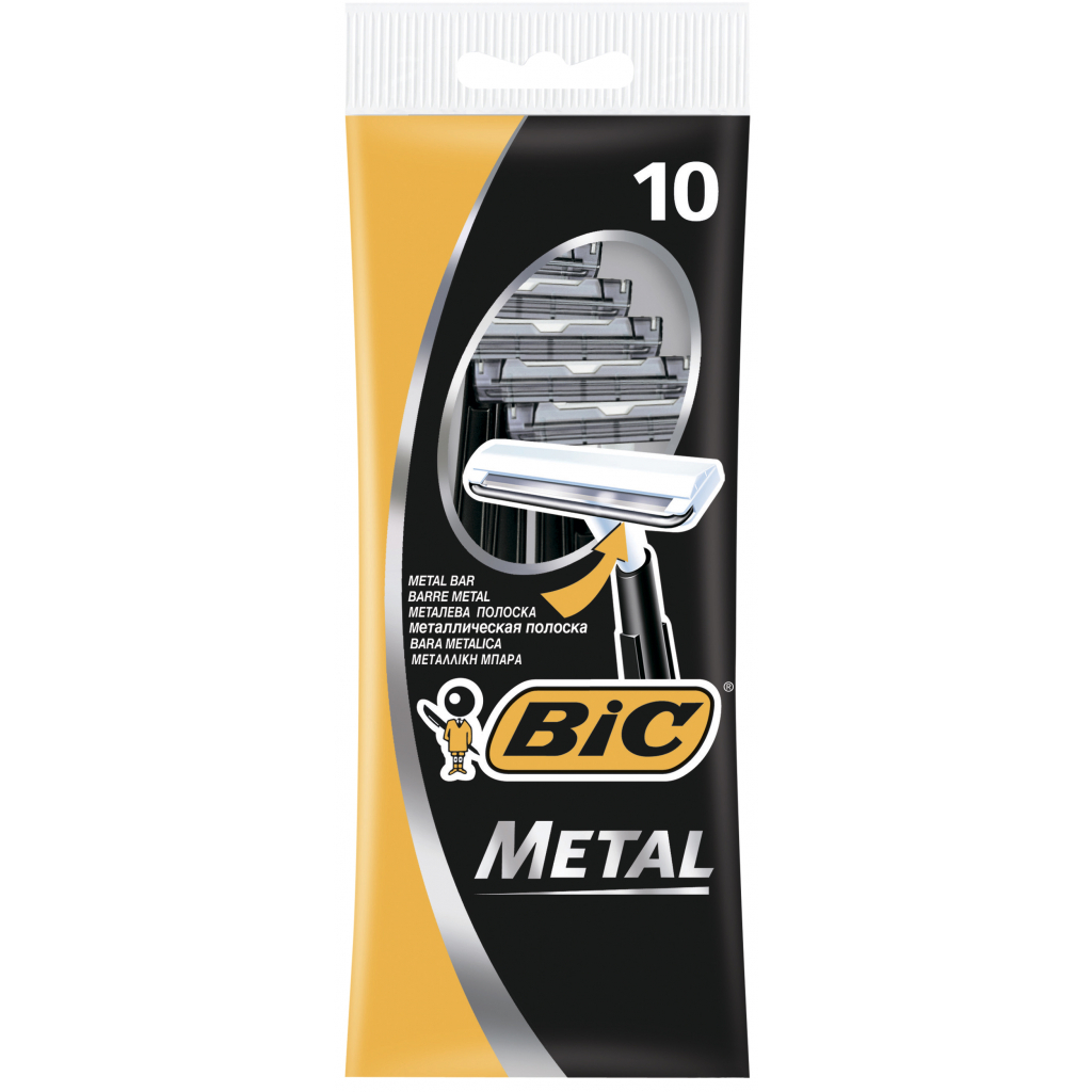 Бритва Bic Metal 10 шт. (3086126636481) Бритва Bic Metal 10 шт. (3086126636481)