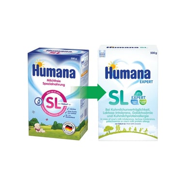 Дитяча суміш Humana SL Expert безлактозна з народження 500 г (4031244720559) - фото 1