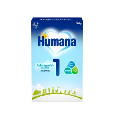 Дитяча суміш Humana 1 LC PUFA з пребіотиками і нуклеотидами, 600 г (4031244720221) - фото 1