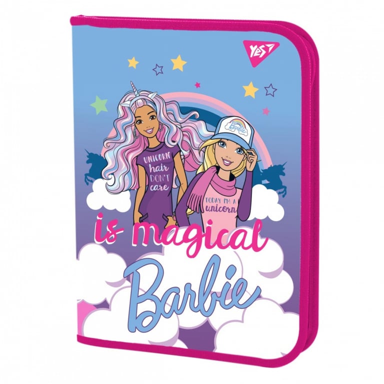 Папка для зошитів Yes В5 на блискавці Barbie (491550) - фото 1