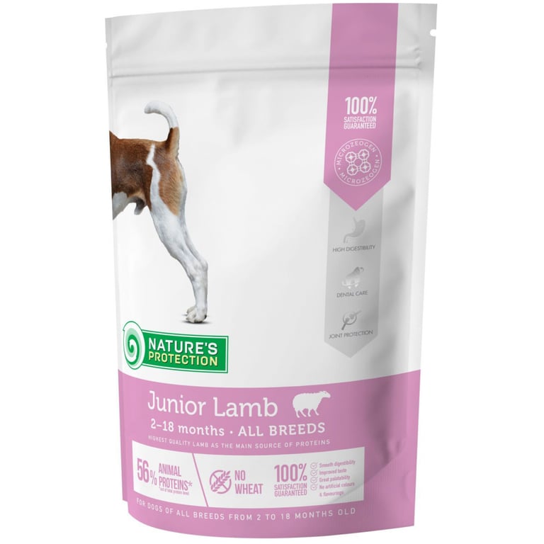 Сухий корм для собак Nature’s Protection Junior Lamb All breeds 500 г (NPS45745)