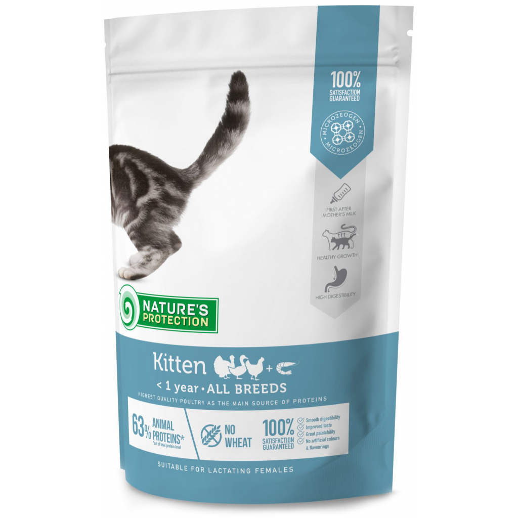Сухий корм для кішок Nature's Protection Kitten All breeds 400 г (NPS45757) - фото 1