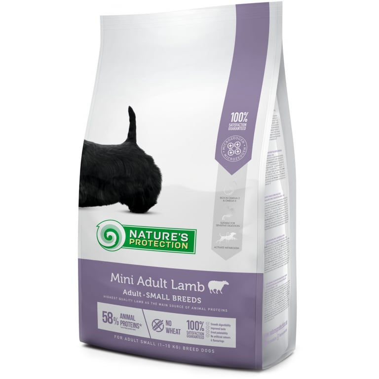 Сухий корм для собак Nature’s Protection Mini Adult Lamb Small breeds 7.5 кг (NPS45735)