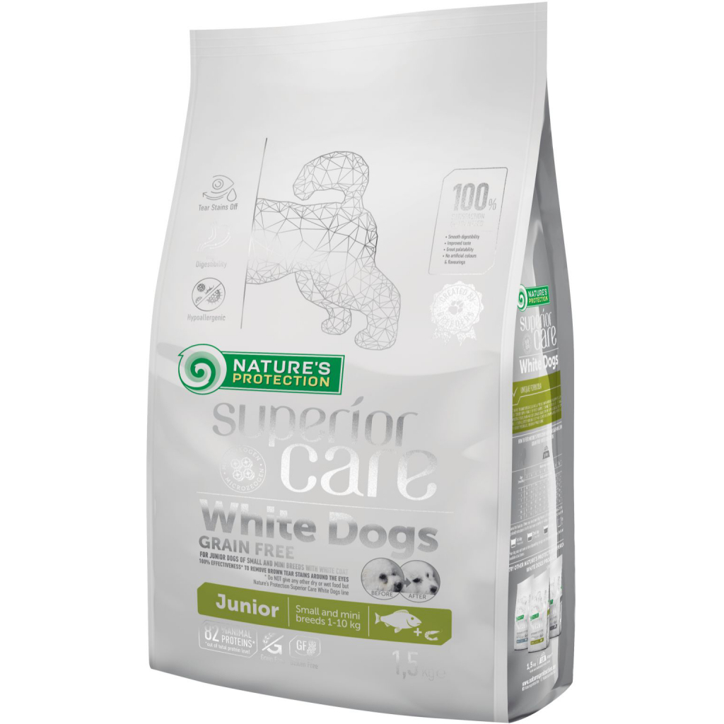 Сухий корм для собак Nature%27s Protection NP Superior Care White Dogs Grain Free Junior Small and Mini (NPSC45829) - головне фото