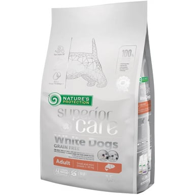 Сухий корм для собак Nature's Protection NP Superior Care White dogs Grain Free Salmon Adult Small an (NPSC45834) - фото 1