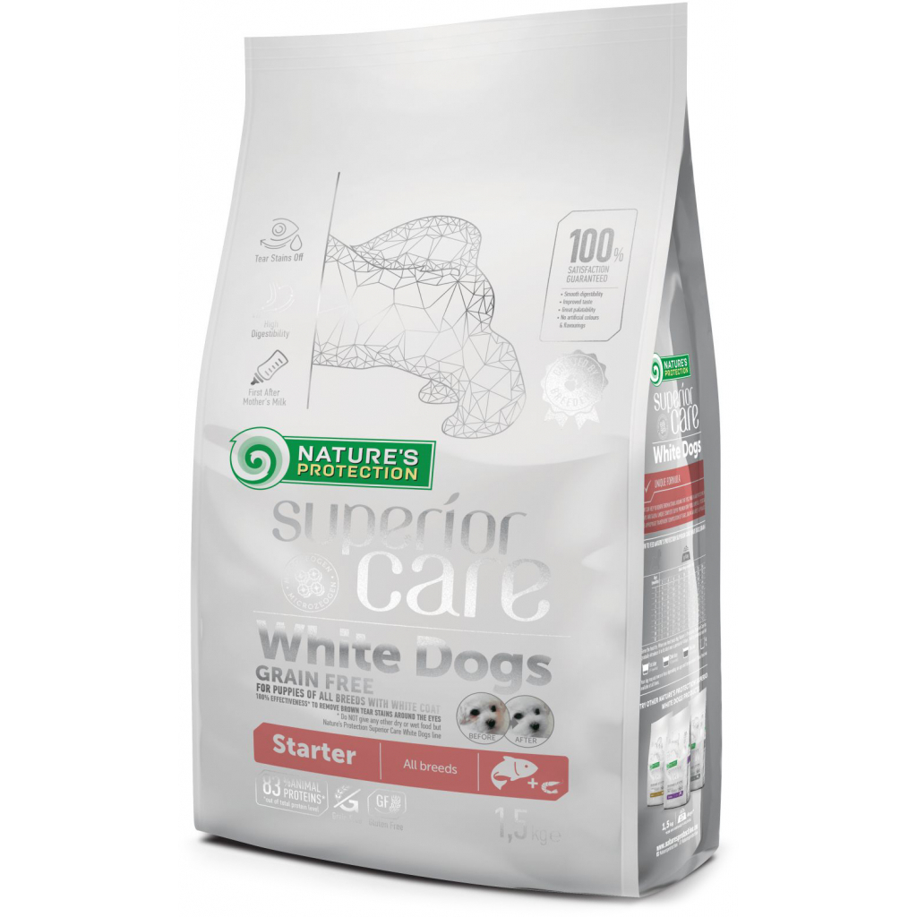 Сухий корм для собак Nature%27s Protection Superior Care White Dogs Grain Free Starter 1.5 кг (NPSC45669) Сухий корм для собак Nature%27s Protection Superior Care White Dogs Grain Free Starter 1.5 кг (NPSC45669)