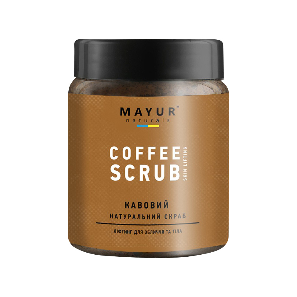 Скраб для обличчя Mayur кавовий 250 мл (4820230952216) - фото 1