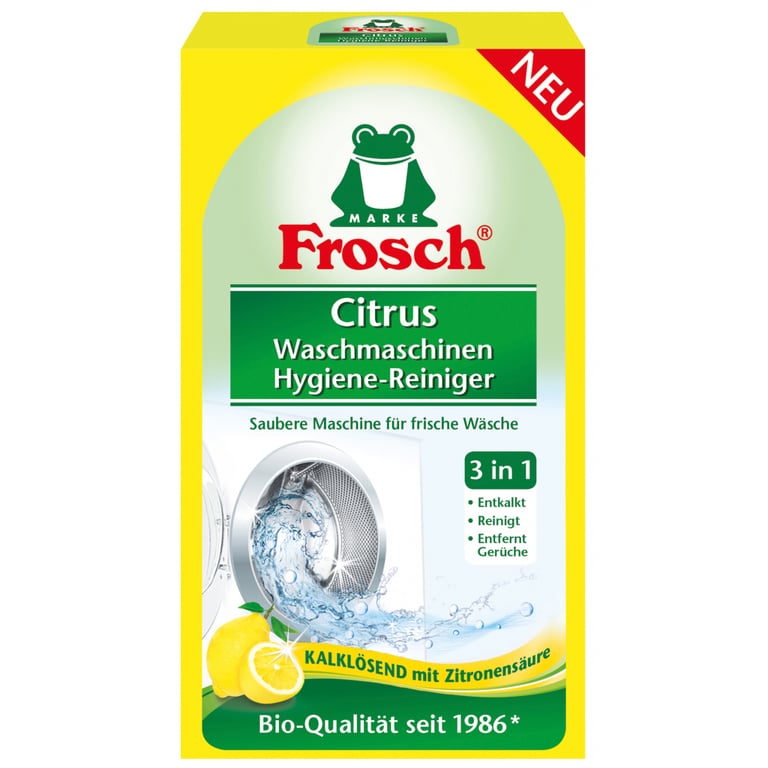 Очищувач для пральних машин Frosch Лимон 250 г (4001499939891) - фото 1
