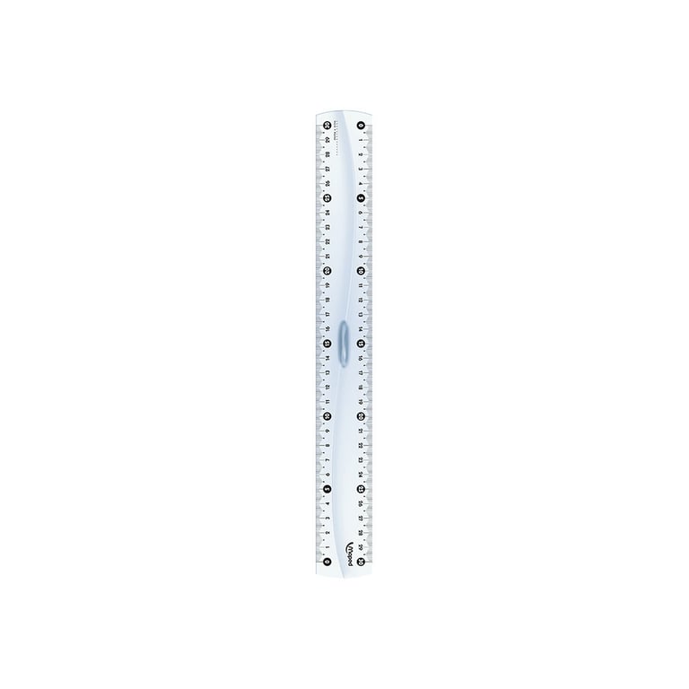 Лінійка Maped пластикова ESSENTIALS, 20см, двостороння шкала, прозорий (MP.146108) - фото 1