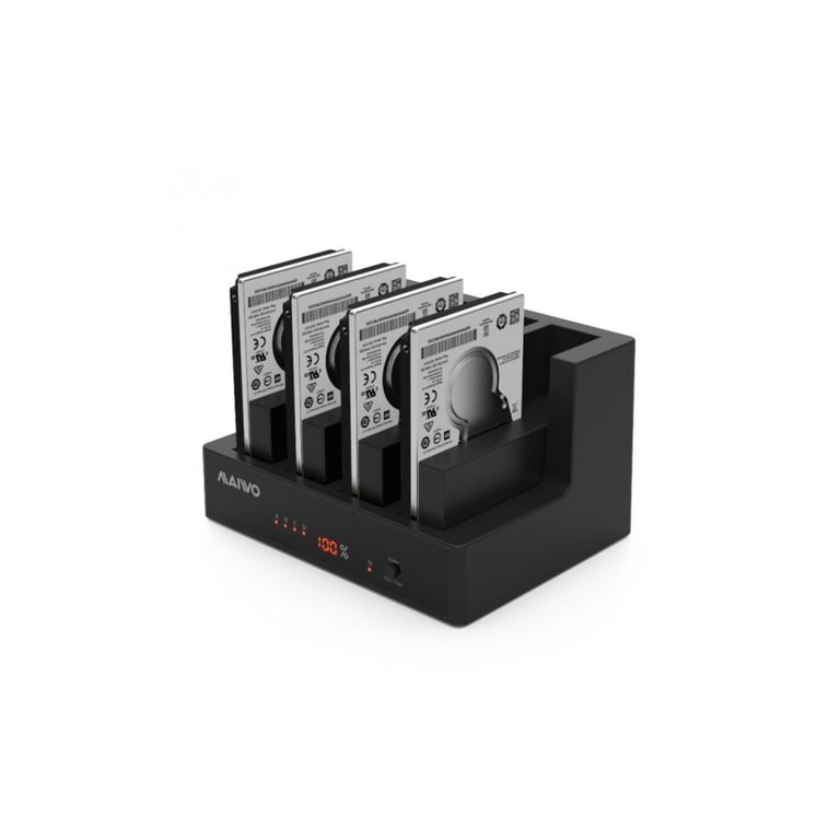 Док-станція для накопичувачів Maiwo 4*HDD 2,5"/3,5" SATA/SSD USB3.0 (K3094A) - фото 3