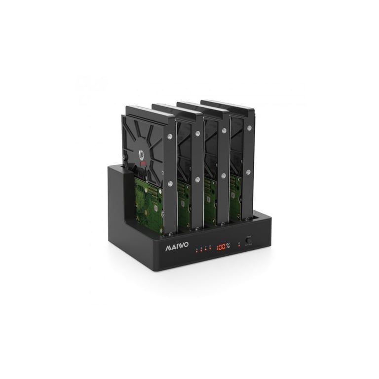 Док-станція для накопичувачів Maiwo 4*HDD 2,5"/3,5" SATA/SSD USB3.0 (K3094A) - фото 4