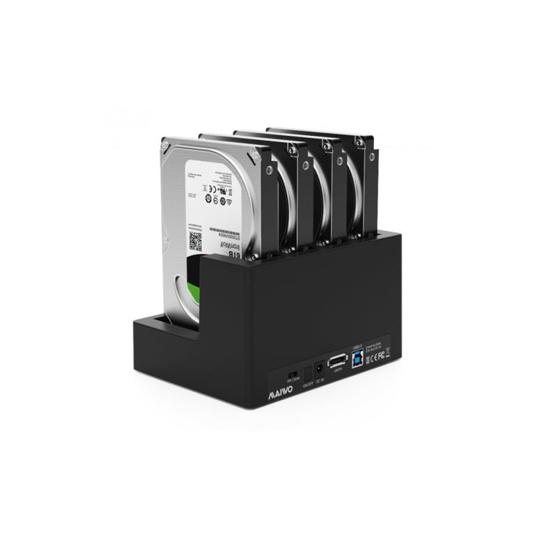 Док-станція для накопичувачів Maiwo 4*HDD 2,5"/3,5" SATA/SSD USB3.0 (K3094A) - фото 6