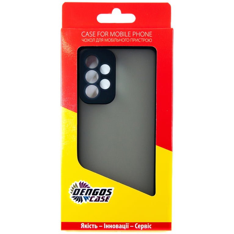 Чохол до мобільного телефона Dengos Matte Samsung Galaxy A33 (black) (DG-TPU-MATT-98) - фото 5